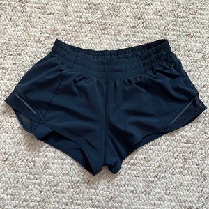 Lululemon Hotty Hot Shorts Low Rise Navy Size 4
